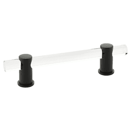4" Lumiere Cabinet Pull, Matte Black