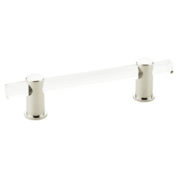 4" Lumiere Cabinet Pull, Polished Nickel