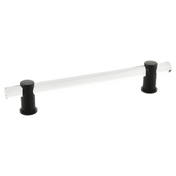 6" Lumiere Cabinet Pull, Matte Black