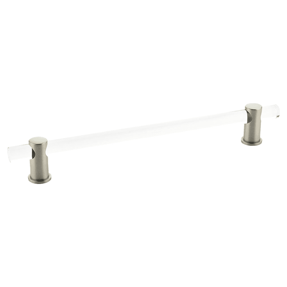 8" Lumiere Cabinet Pull, Satin Nickel