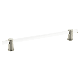 8" Lumiere Cabinet Pull, Satin Nickel