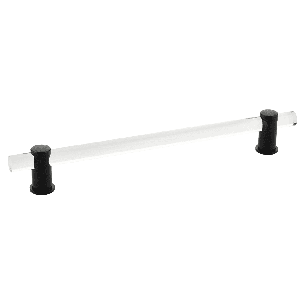8" Lumiere Cabinet Pull, Matte Black