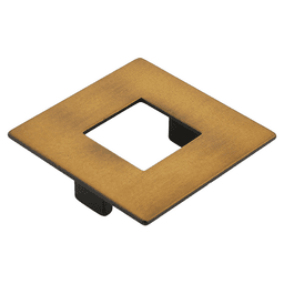 64mm Finestrino Cabinet Pull, Burnished Bronze