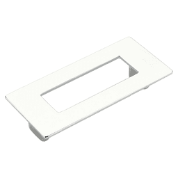 3-3/4" Finestrino Cabinet Pull, Polished Chrome