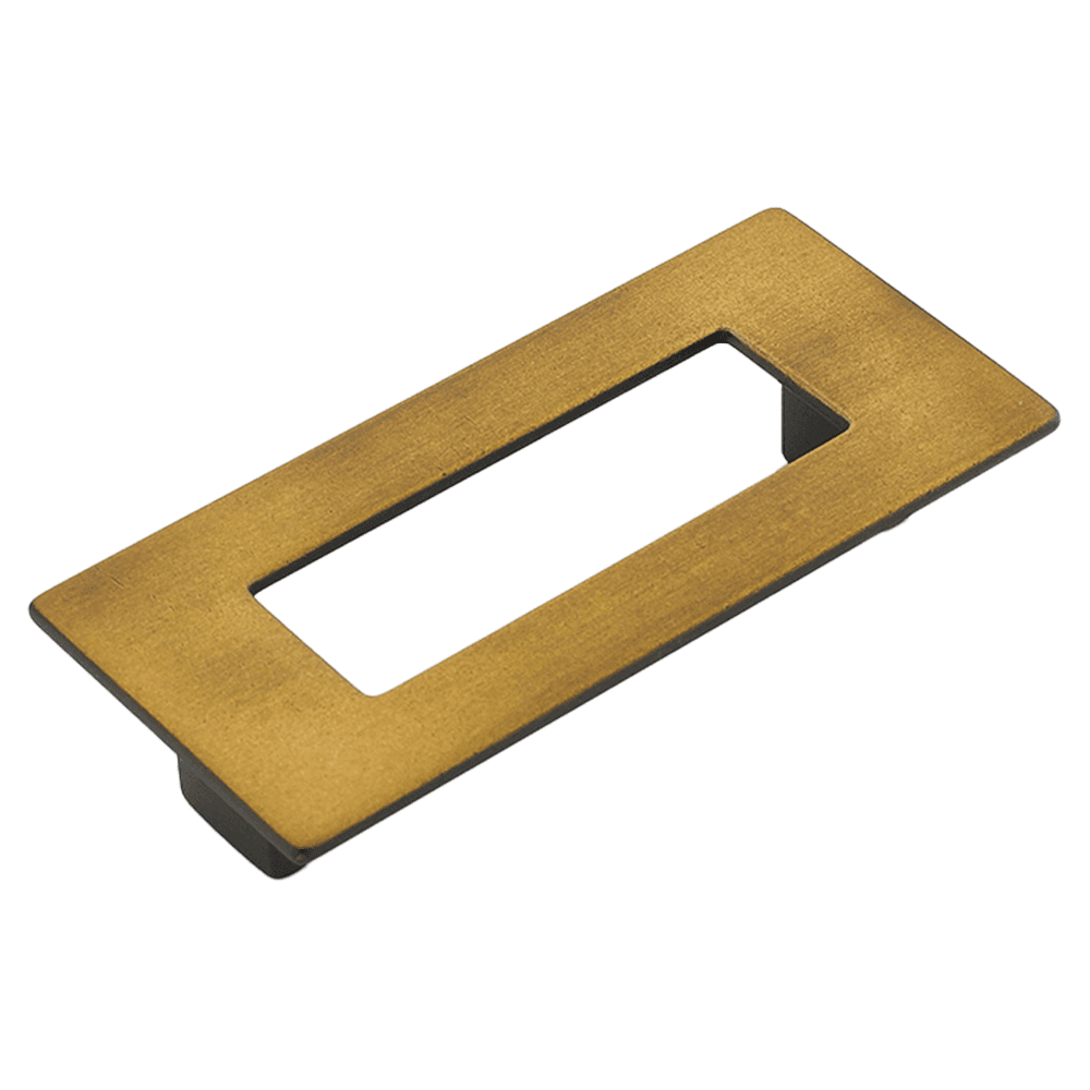 3-3/4" Finestrino Cabinet Pull, Burnished Bronze