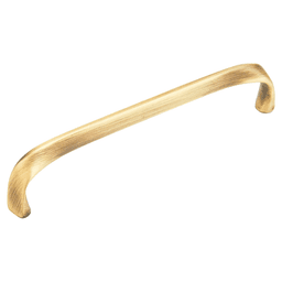 6" Italian Contemporary Cabinet Pull, Light Bronze