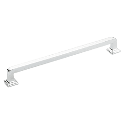 8" Menlo Park Cabinet Pull, Polished Chrome