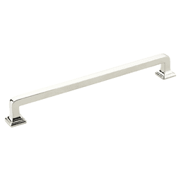 8" Menlo Park Cabinet Pull, Polished Nickel