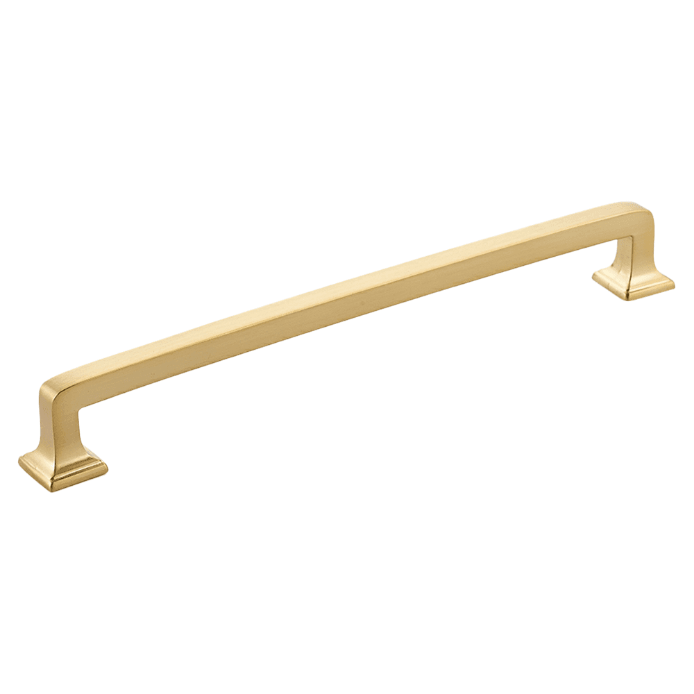 8" Menlo Park Cabinet Pull, Signature Satin Brass