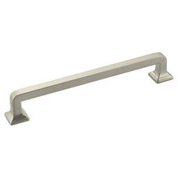 6" Menlo Park Cabinet Pull, Satin Nickel