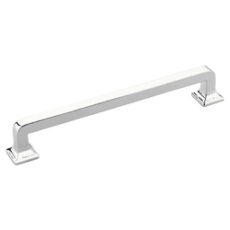 6" Menlo Park Cabinet Pull, Polished Chrome