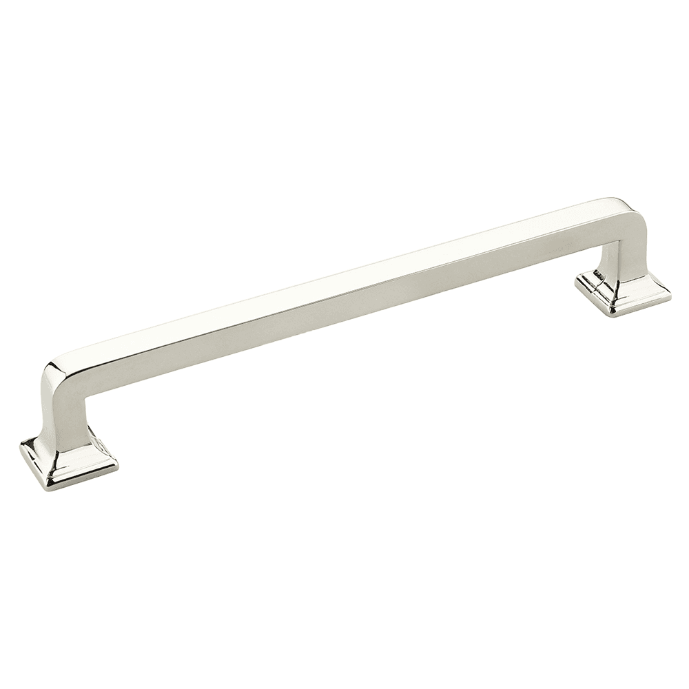 6" Menlo Park Cabinet Pull, Polished Nickel