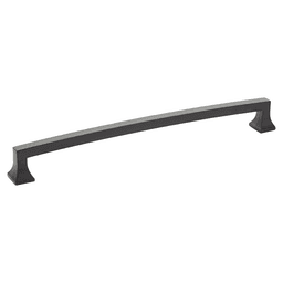 15" Menlo Park Arched Appliance Pull, Matte Black