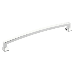 8" Menlo Park Arched Cabinet Pull, Polished Chrome