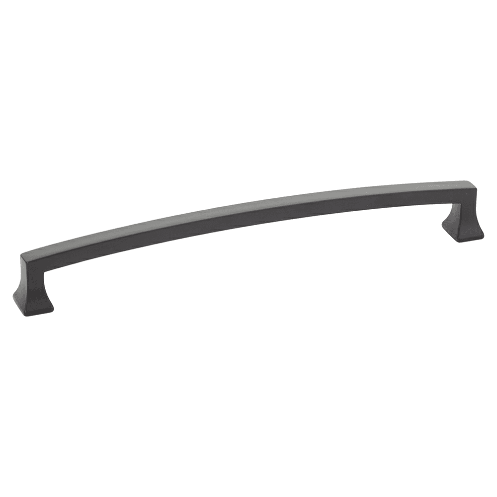 8" Menlo Park Arched Cabinet Pull, Matte Black