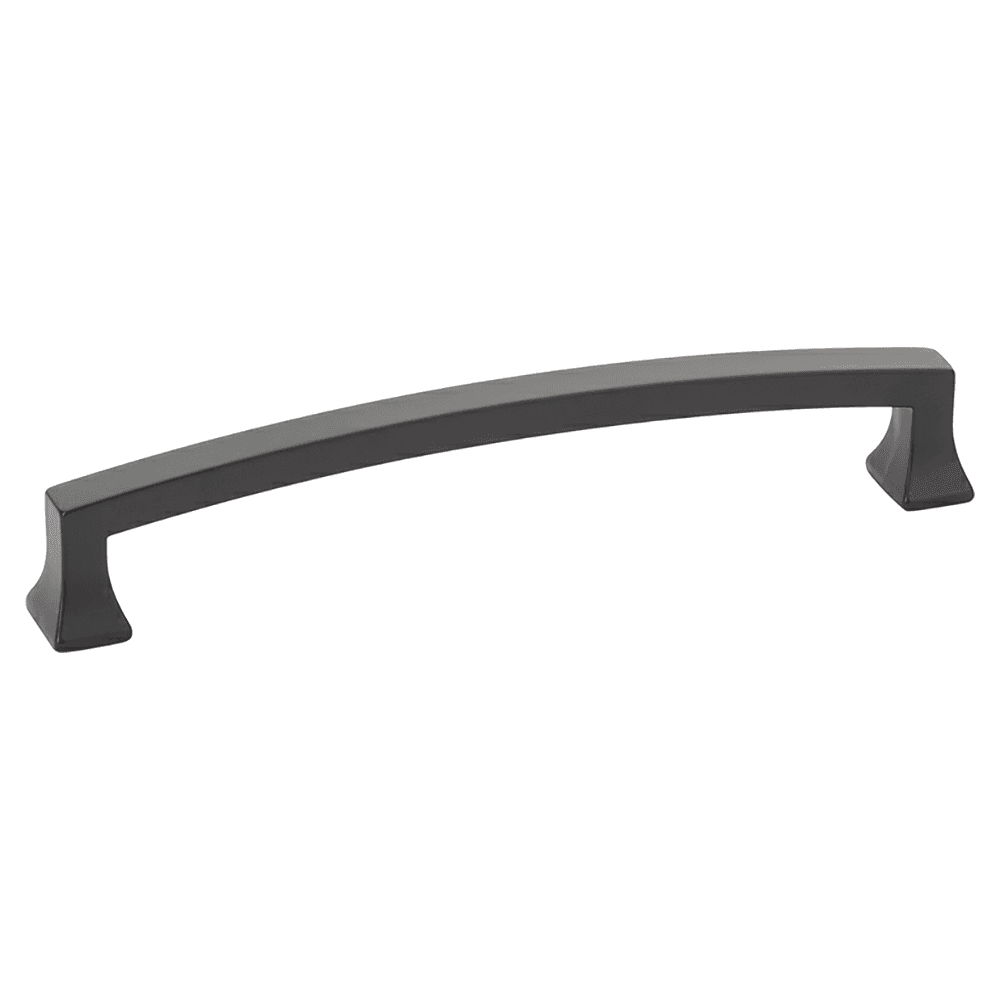 6" Menlo Park Arched Cabinet Pull, Matte Black