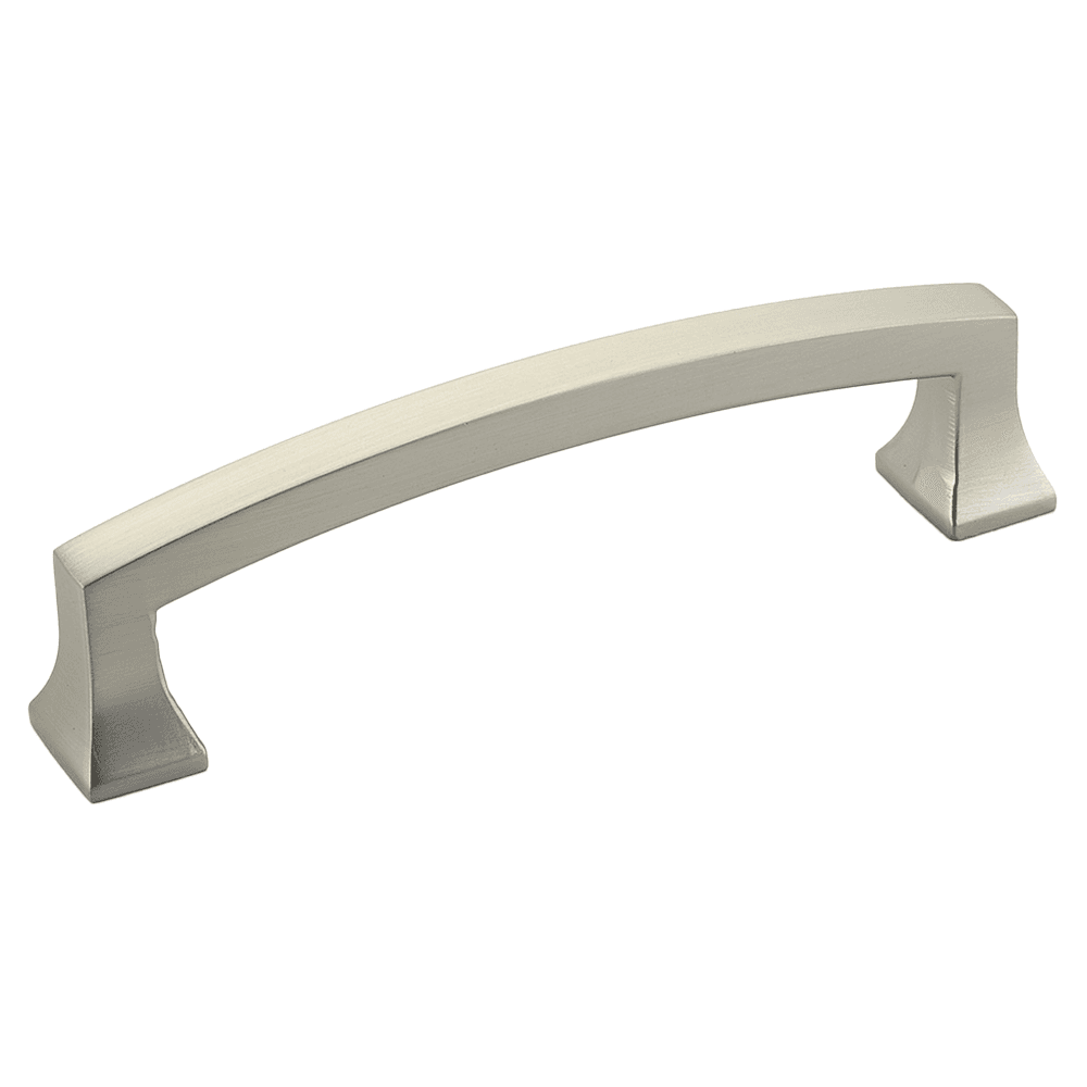 4" Menlo Park Arched Cabinet Pull, Satin Nickel