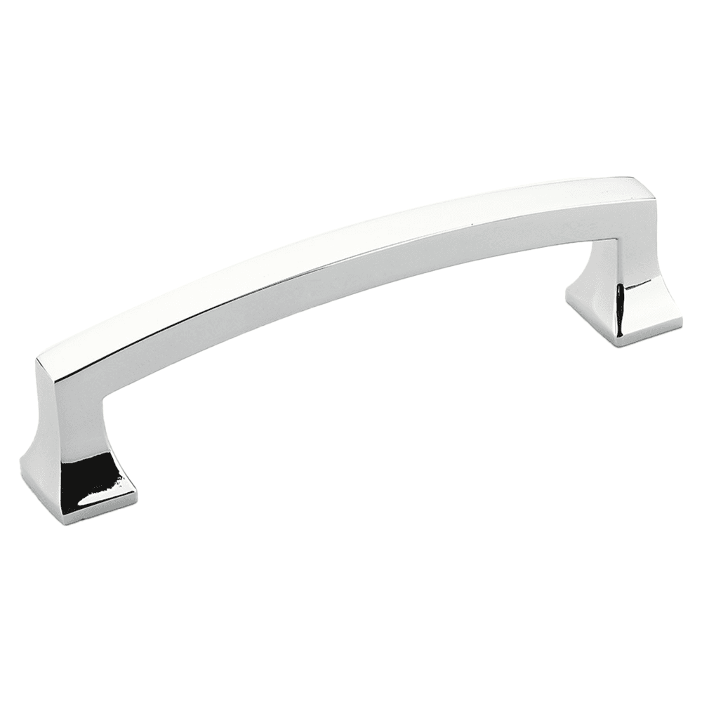 4" Menlo Park Arched Cabinet Pull, Polished Chrome