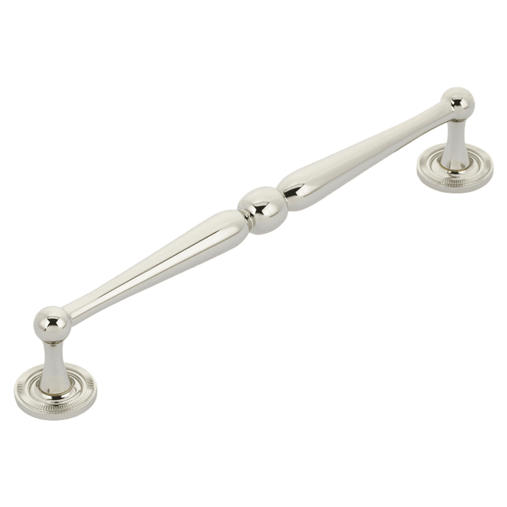 8" Atherton Cabinet Pull, Polished Nickel