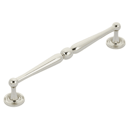 8" Atherton Cabinet Pull, Polished Nickel