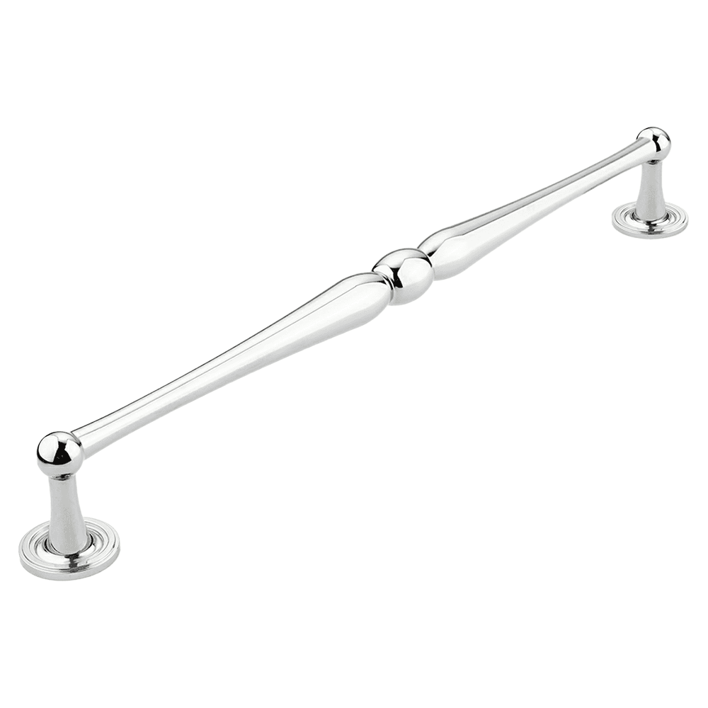 15" Atherton Plain Footplate Appliance Pull, Polished Chrome