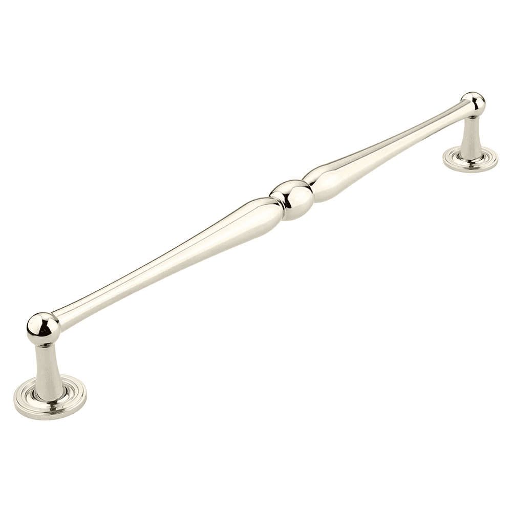 15" Atherton Plain Footplate Appliance Pull, Polished Nickel