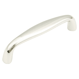 3" Traditional Cabinet Pull, Polished Nickel