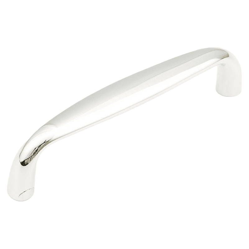 4" Traditional Cabinet Pull, Polished Nickel