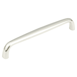 6" Traditional Cabinet Pull, Polished Nickel