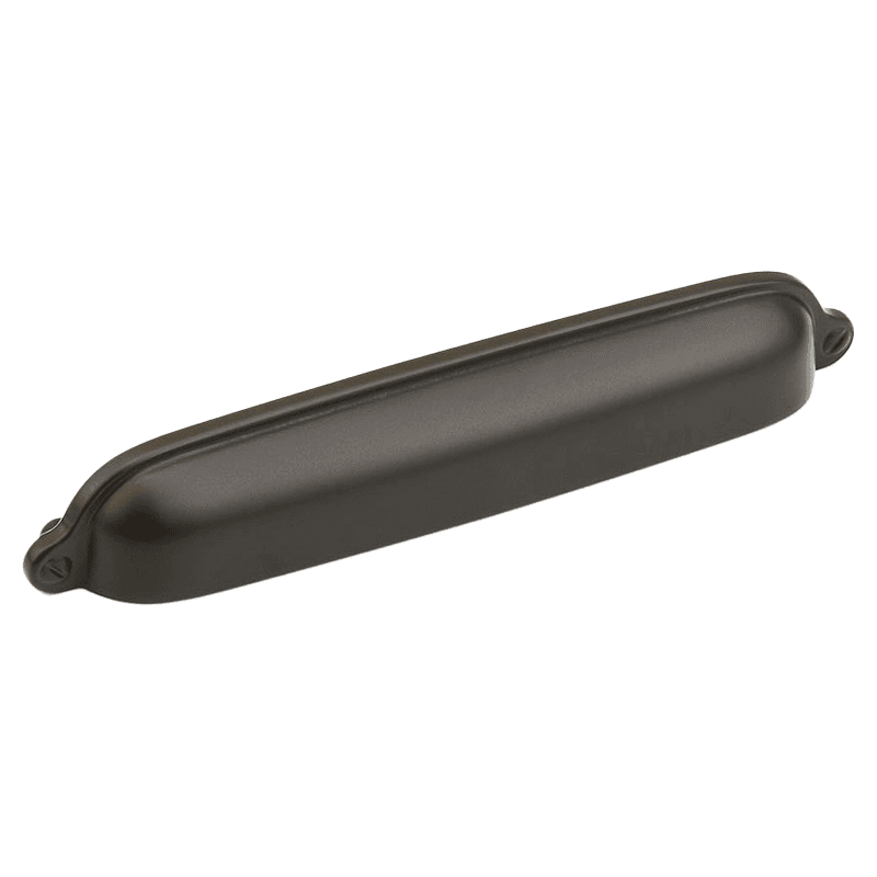 6" Country Cup Pull, Oil Rubbed Bronze