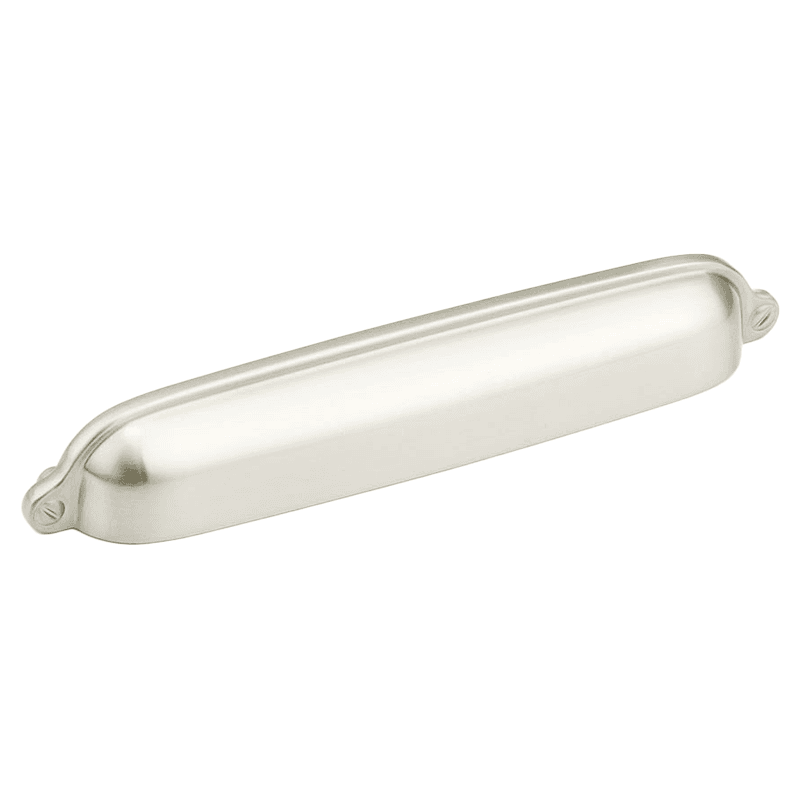6" Country Cup Pull, Satin Nickel