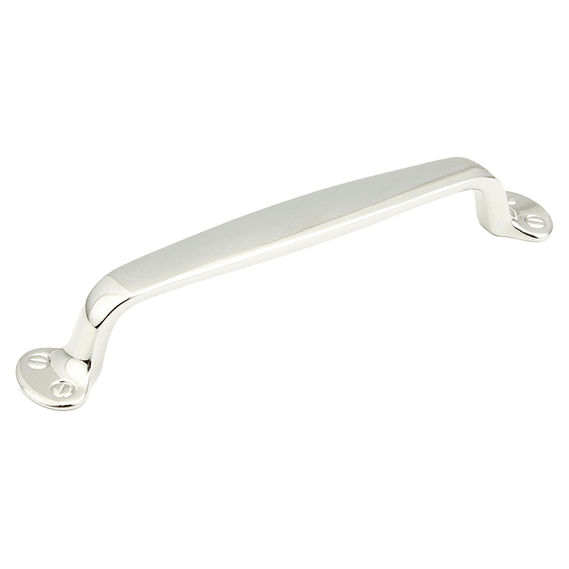 6" Country Cabinet Pull, Polished Nickel