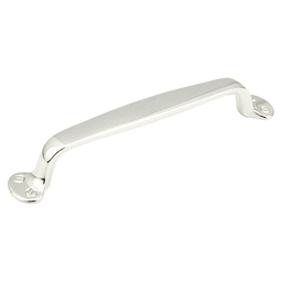 6" Country Cabinet Pull, Polished Nickel