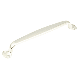 12" Country Appliance Pull, Polished Nickel