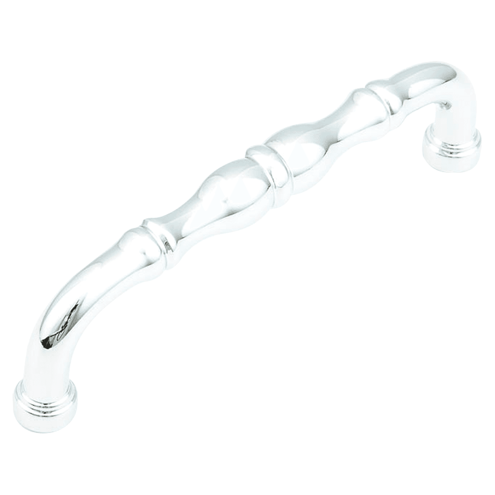 4" Colonial Cabinet Pull, Polished Chrome
