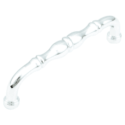 4" Colonial Cabinet Pull, Polished Chrome
