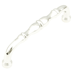 4" Colonial Cabinet Pull, Polished Nickel