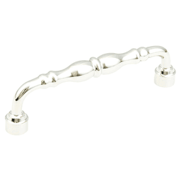 6" Colonial Cabinet Pull, Polished Nickel
