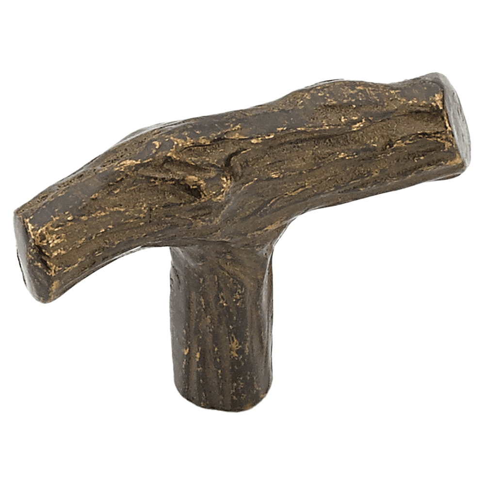 2" Mountain Cabinet Knob, Antique Bronze