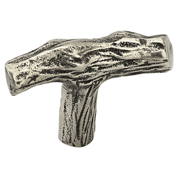 2" Mountain Cabinet Knob, Italian Nickel