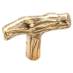 2" Mountain Cabinet Knob, Natural Bronze