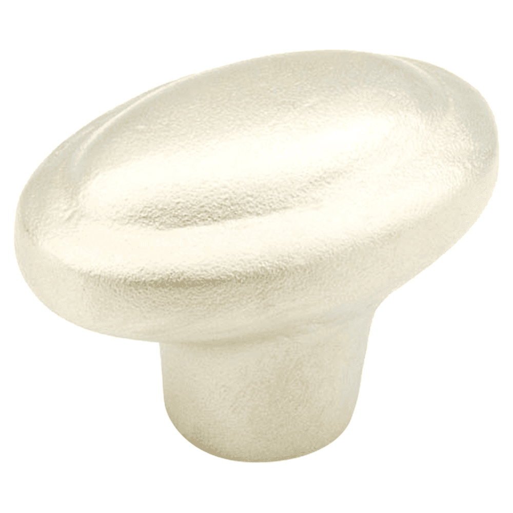 1-7/8" Mountain Oval Cabinet Knob, Antique Silver