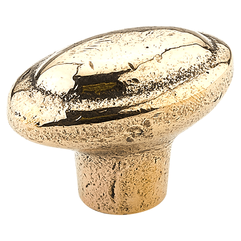 1-7/8" Mountain Oval Cabinet Knob, Natural Bronze