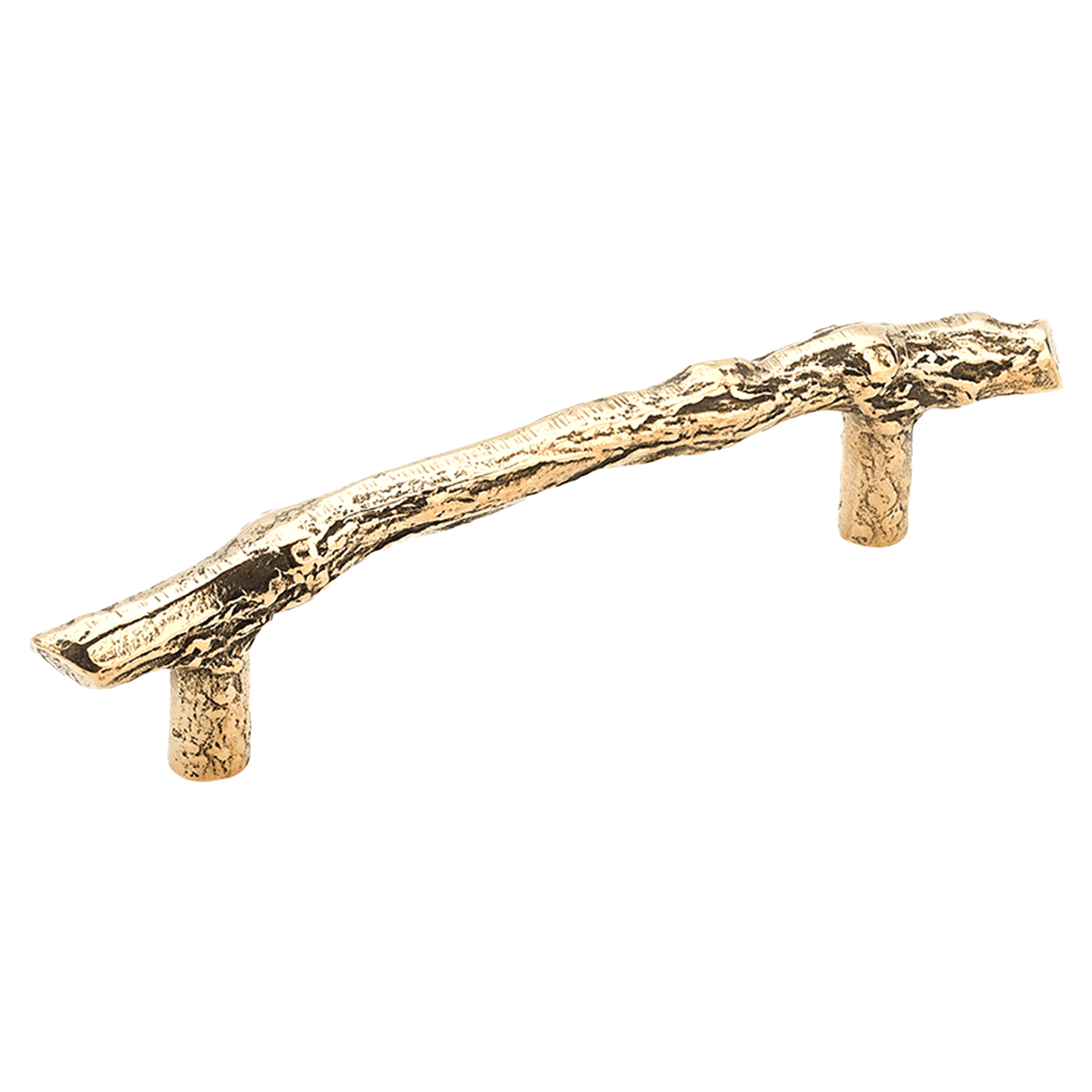 4" Mountain Cabinet Pull, Natural Bronze