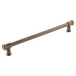 15" Steamworks Appliance Pull, Brushed Bronze