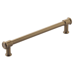 6" Steamworks Cabinet Pull, Brushed Bronze