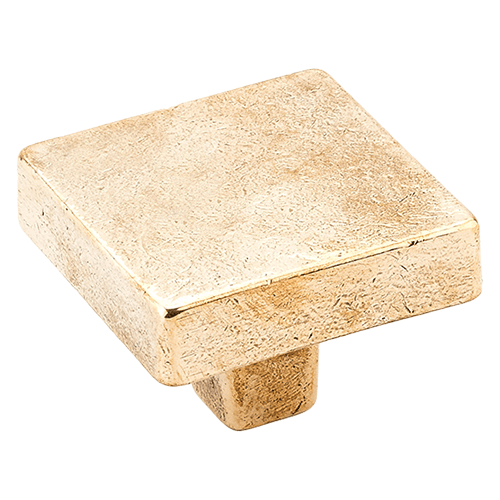 1-3/4" Vinci Square Cabinet Knob, Natural Bronze