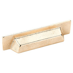 3-3/4" Vinci Cup Pull, Natural Bronze