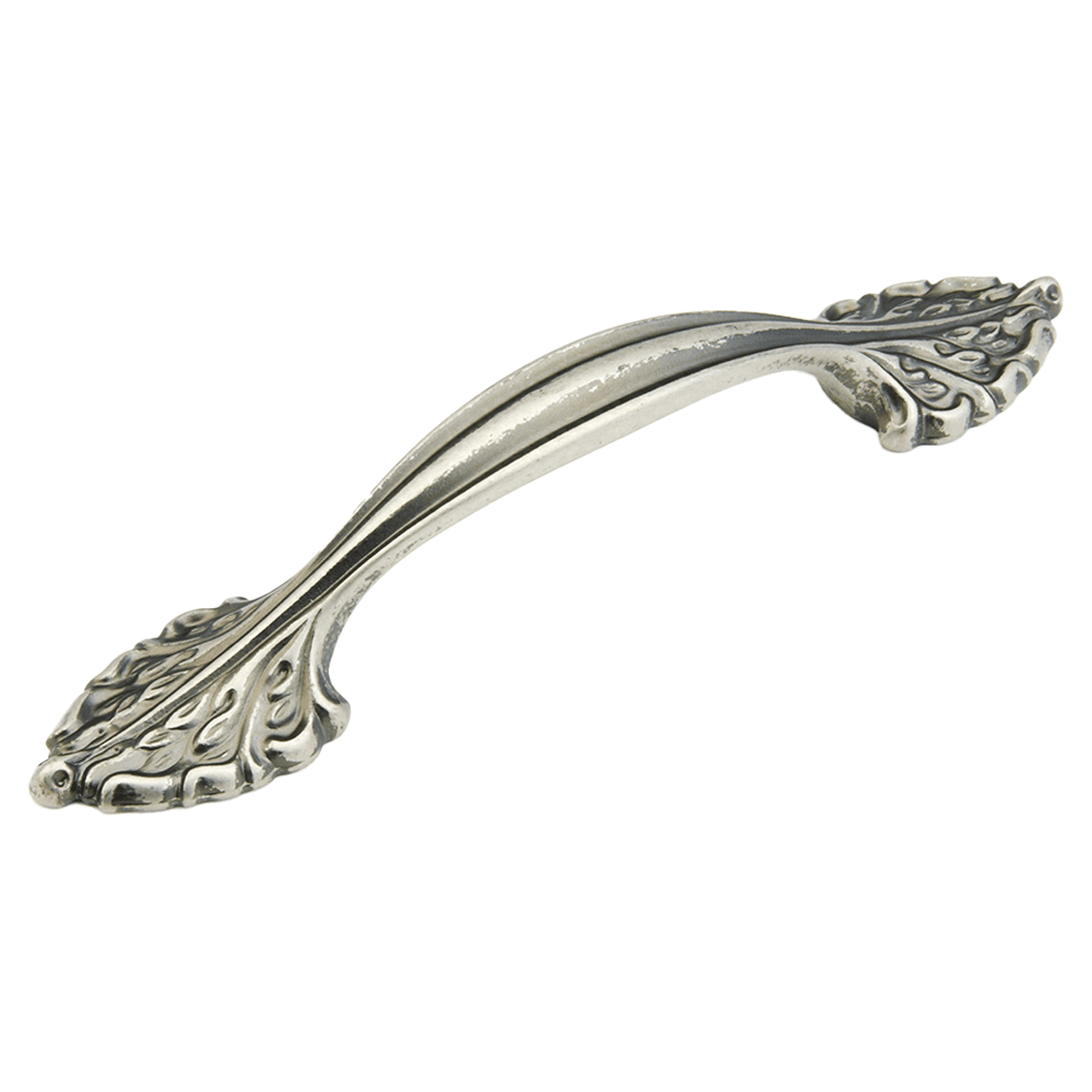 3-3/4" Corinthian Cabinet Pull, Corinthian Silver