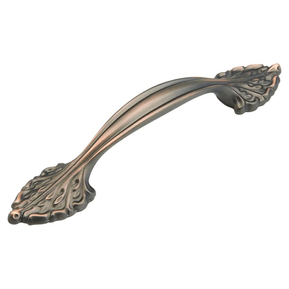 3-3/4" Corinthian Cabinet Pull, Michelangelo Bronze